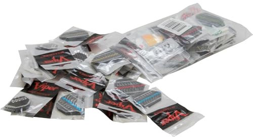 Viper by GLD Products Assorted Dimplex Dart Flights: 50 Sets of Mixed (Standard and Slim) Flights, 150 Pieces,One Size,30-9000-97