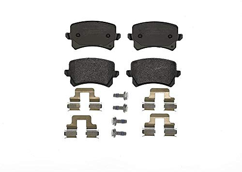 Brembo P 85 109 Bremsbelagsatz, Scheibenbremse - (4-teilig) | Kompatibel mit: AUDI Q3, SEAT ALHAMBRA, VW CC B7, GOLF V, PASSAT ALLTRACK B7, PASSAT B6, PASSAT B6 Variant, PASSAT B7