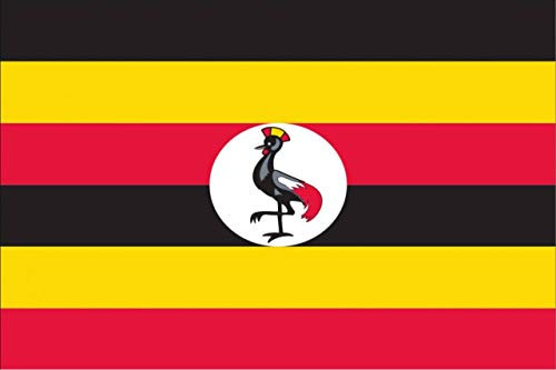 flaggenmeer® Flagge Uganda 80 g/m² ca. 60 x 90 cm