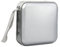 Accessotech Silver CD Dvd 40 Disc Storage Carry Case Cover Wallet Holder Bag Plastic Games Disk