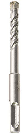 kwb Professioneller Cross-Tip Hammerbohrer Ø 4 mm (110 mm Länge, 4-schneidig, SDS plus Aufnahme)