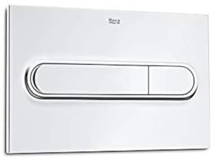 Roca In-Wall A890095001 - Placa accionamiento PL1 Dual, cromo brillo