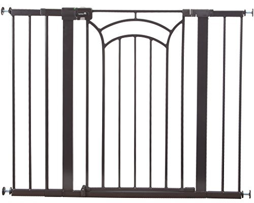 Safety 1st Kindergitter, einfach zu installieren, hohe und breite Babygitter, mit Druckbefestigung.
