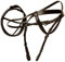 Kerbl 321721 EHL Trensenzaum, Leder, Top-Quality, Pony, schwarz