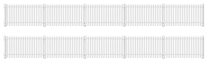 Ratio GWR Station Fencing, (white)