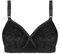 Playtex Bra Woman Cross Your Heart Lace 0165 x1, Black, 44DD
