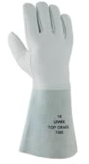 Uvex Schweißer-Schutzhandschuh Top Grade 7000, Material: Rindvolleder, Farbe: beige, Grösse: 10