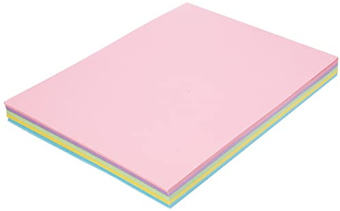 House of Karte & Papier GSM Tonpapier Assorted Pastel Colours (Pack of 100 Sheets)