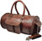 Jaald 45 cm Echt Leder Ledertasche Weekender Gepäck Reisetasche Reisegepäck Sporttasche Duffel Tasche Wochenendtrip Handgepäck Duffel Gym Bag Wasserdicht Carry on Tasche für Männer Frauen Geschenk