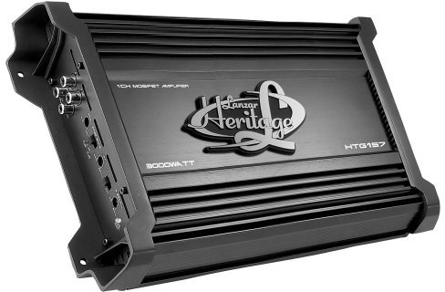 Lanzar HTG157 Amplificateur MOSFET Mono Bloc 3000 W 2 ohm Noir