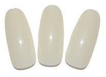 500 oval Natural Full cover False Nail tips art rounded Nik's