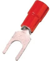Intercable 100 Stück Quetschkabelschuh 0,5-1qmm M5 rot ICIQ15G