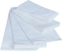 KG 10 SACCHETTI IN CARTA 12 X 26 BUSTA PER ALIMENTI BIANCHI PZ 2000/2500 IN DISPENSER BIANCO LATTE