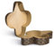 Guardini Monouso, 3 Stampi Colomba 19,6x27,5cm - quantità max impasto 500gr., carta da forno, Colore beige