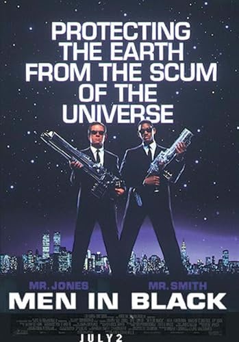 Close Up Men in Black Poster (68cm x 101cm)