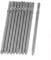 Sourcingmap 10pcs 5mm Dia Round Shank Phillips Screwdriver Bit Gray 5mm x PH2 x 100mm
