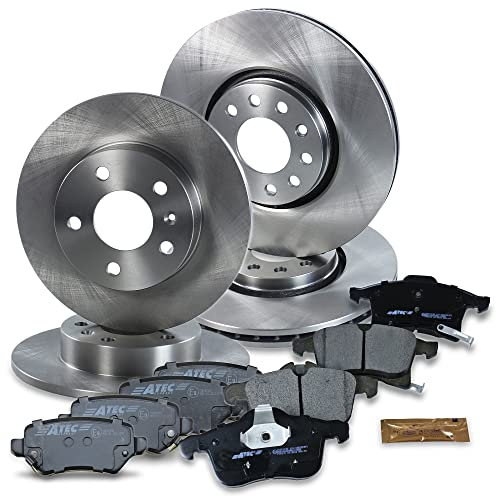 BESTPRICE Bremsenset inkl. Bremsscheiben vorne Ø 308 mm + hinten Ø 264 mm + Bremsbeläge vorne und hinten