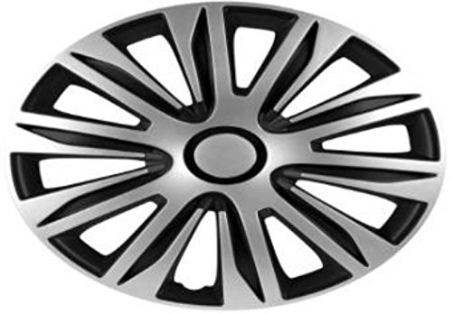 ZentimeX Radzierblenden Radkappen Radabdeckung 16 Zoll #94 Silber SCHWARZ ABS