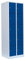 Lüllmann 10 Fächer Schließfachschrank komplett montiert blau 180x60x50cm Wertfachschrank Fächerschrank Spind Umkleideschrank 520521