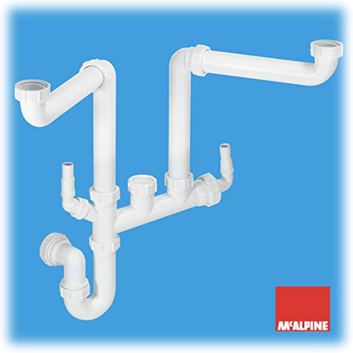 McAlpine SSK2 Double Bowl Space Saver Kit, White