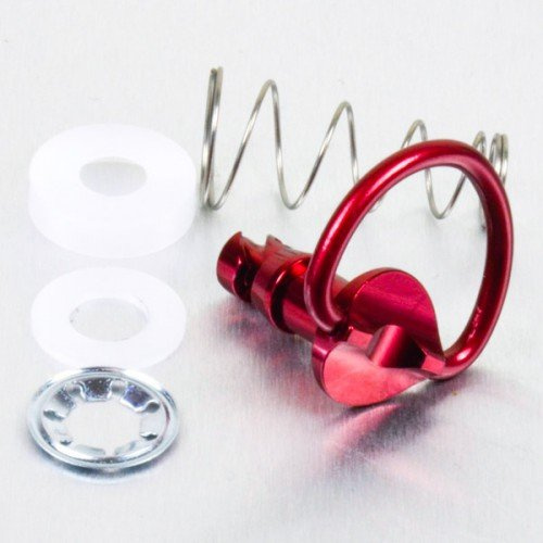 Pro-Bolt LQRCLIP17 Aluminium Quick Release D-Ring 17mm Red