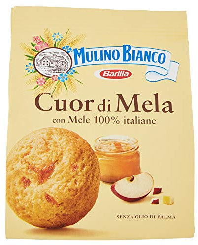 Mulino Bianco - Biscotti Cuor di Mela - 3 confezioni da 300 g [900 g]