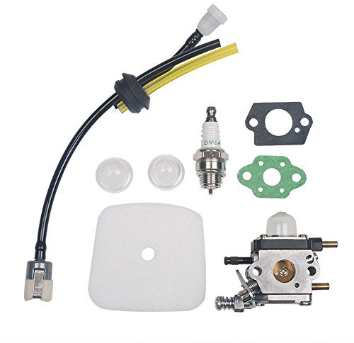 OxoxO Carburateur C1U-K54A Filtre à Air Carburant Kit Bougie d'allumage Compatible avec 2-Cycle Mantis 7222 7222E 7222M 7225 7230 7234 7240 7920 7924