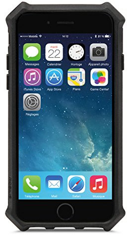 Mobilis 027001 Rugged Case für Apple iPhone 6/6S schwarz