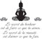 Sticker citation Bouddha