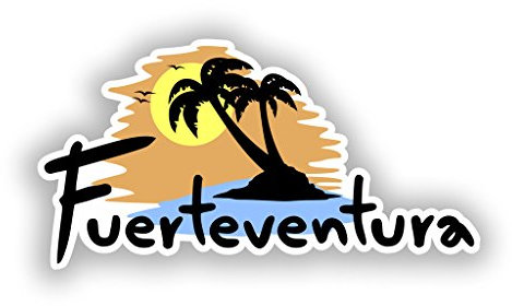 2 x Fuerteventura Vinyl Aufkleber Reise Gepäck # 10308-10cm/100mm Wide