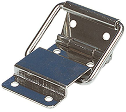L099L Nickel Heavy Duty Metal Case Hinge for 95 Degree Lid Opening