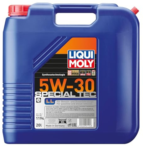 LIQUI MOLY Special Tec LL 5W-30 | 20 L | Synthesetechnologie Motoröl | Art.-Nr.: 1194