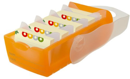 Han-Bürogeräte GmbH & Co. KG Premium Karteikasten A8 Croco Oran-transp * # HAN 998-613