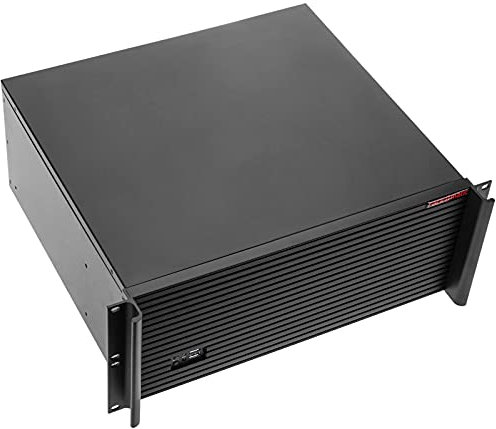 RackMatic - Boîtier châssis rack 19 IPC ATX 4U 5x3.5 profondeur 390mm