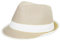 Caspar Unisex Trilby Hut/Strohhut mit farbiger Krempe - 2 Modelle - viele Farben - HT001, Farbe:No.2 weiß