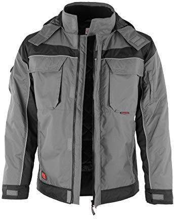 QUALITEX HIGH QUALITY WORKWEAR PRO Winterjacke (5XL, grau/schwarz)