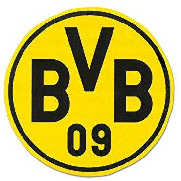 Borussia Dortmund Unisex Bvb-viskelæder Radiergummi, Schwarz/gelb, Einheitsgröße EU