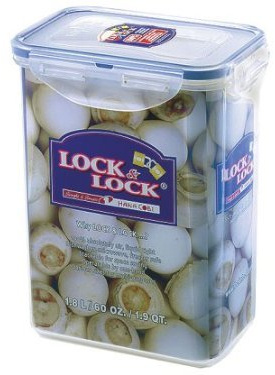 3 X Lock & Lock 1.8lt Tall Rectangular Food Container HPL813
