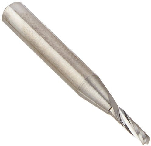 Yonico 31011-SC 1/8-Inch Dia. O Flute Upcut Spiral End Mill CNC Router Bit 1/4-Inch Shank