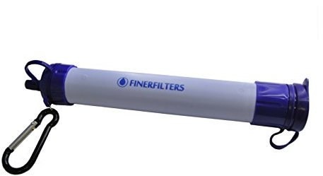 Finerfilters Wasserfilter, handliche Größe, filtert bis zu 3000 Liter Wasser, ideal beim Camping und Wandern