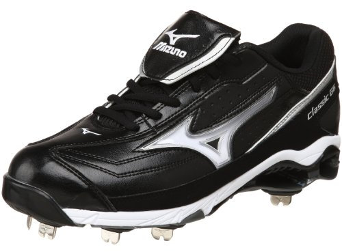 Mizuno 9-Spike Classic G6 Low Switch para hombre, Negro/Blanco, 16