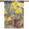 Toland Home Garden 109137 Narzissen-Frühlingsflagge, doppelseitig, Frühlingsflagge für Außenbereich, Haus, Sommerflagge, Hofdekoration, 71,1 x 101,6 cm