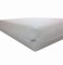 Dibapur ® Rollstuhl Visco Sitzkissen XXL mit Standard Bezug (Weiß) ca.45cm x 40cm x Viscoschaum (RG55) 5 cm + Kaltschaum (RG40) 5 cm Gesamt ca. 10,2 cm - Viscoelastische Antidekubitus Sitzkissen Sitzpolster für Rollstuhl Stuhl Auto LKW Bürostuhl Chefsessel Reise Flugzeug Kissen