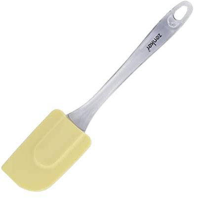 Zenker 43552 Spatule silicone, spatule de pâtisserie, spatule de cuisine, Plastique, Silicone, Crème, 26 cm