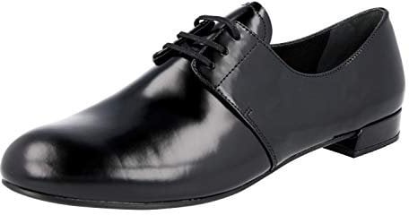 Prada Damen Schwarz Leder Schnürschuhe DNC645 40.5 EU