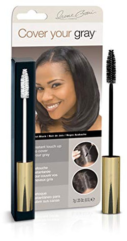 «Irene Gari - Cepillo para cubrir canas, retoque instantáneo (negro azabache) 7 g