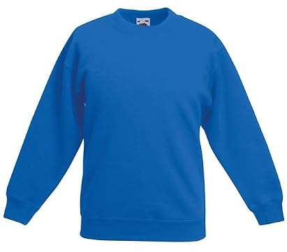 Fruit of the Loom SS027B Boys' Sweatshirt - Gold - 5-6 Years