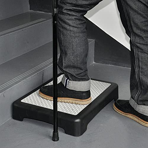 Anti Slip Outdoor Half Step Elderly Disability Mobility Aid Door Walking Outdoor Step Platform, Door Walking Stool For Outdoor - Instantly Reduces Height Of Doorsteps