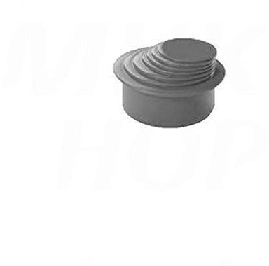 HT KG Rohr Reduzierverbinder Mehrstufig Ø 63-100 mm grau Reduktion Ø 110 DN 100 Reduzierstück (MKKRRWPO) Übergang Rinnenfallrohr Minderer