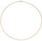 Jobo Damen-Halsreif aus 925 Sterling Silber vergoldet 50 cm 1,5 mm